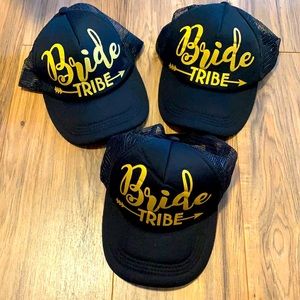 3 bridesmaid hats